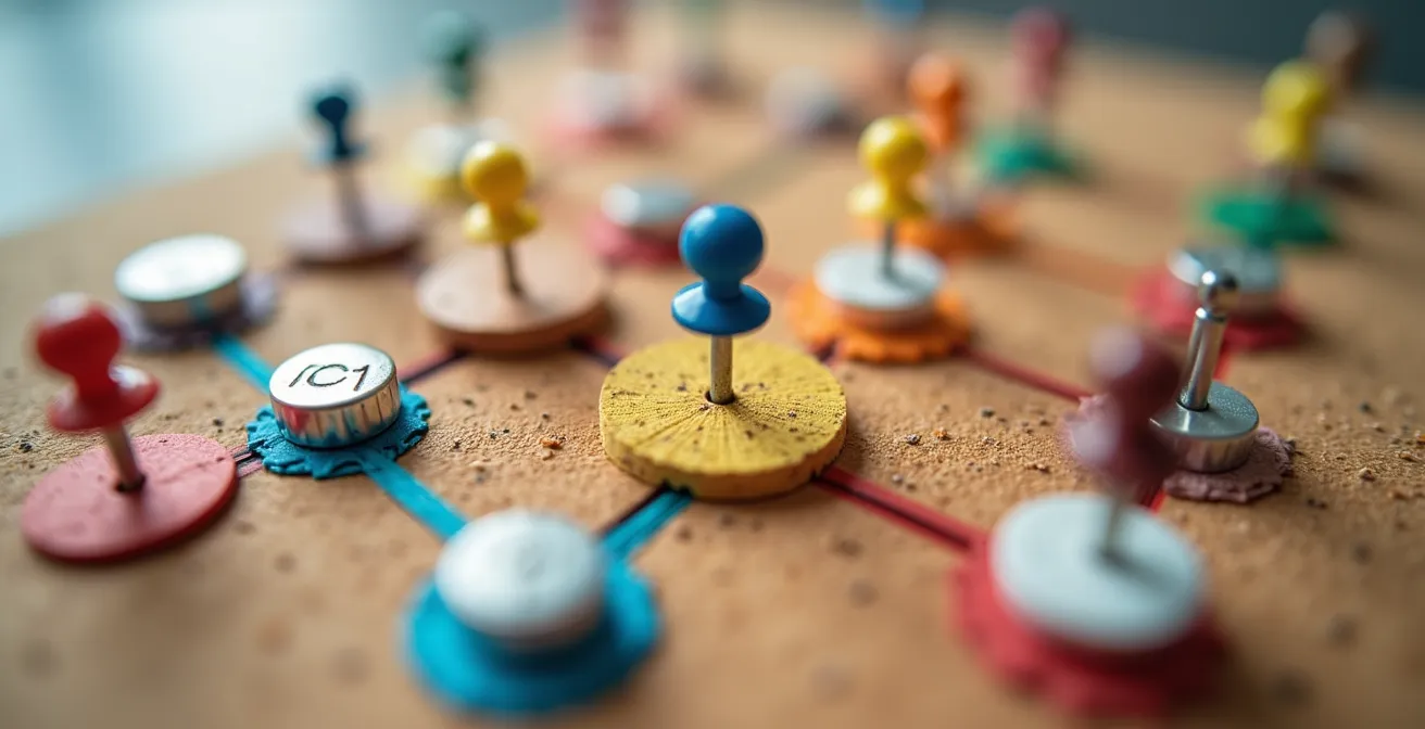 Nahaufnahme einer Risk-Matrix-Visualisierung für Patch-Priorisierung