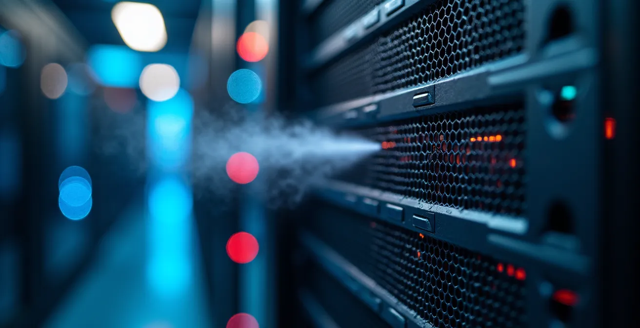 Kalt-/Warmgang-Einhausung in einem modernen Schweizer Rechenzentrum