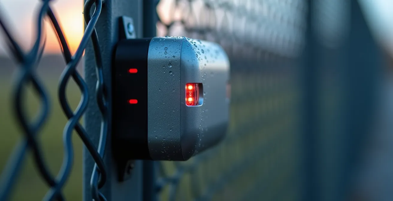 Moderne Sensorentechnik mit KI-Unterstützung zur intelligenten Perimeterüberwachung