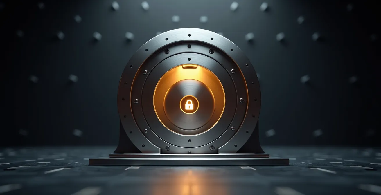 Visualisierung des Least-Privilege-Prinzips mit gestaffelten Zugriffsebenen