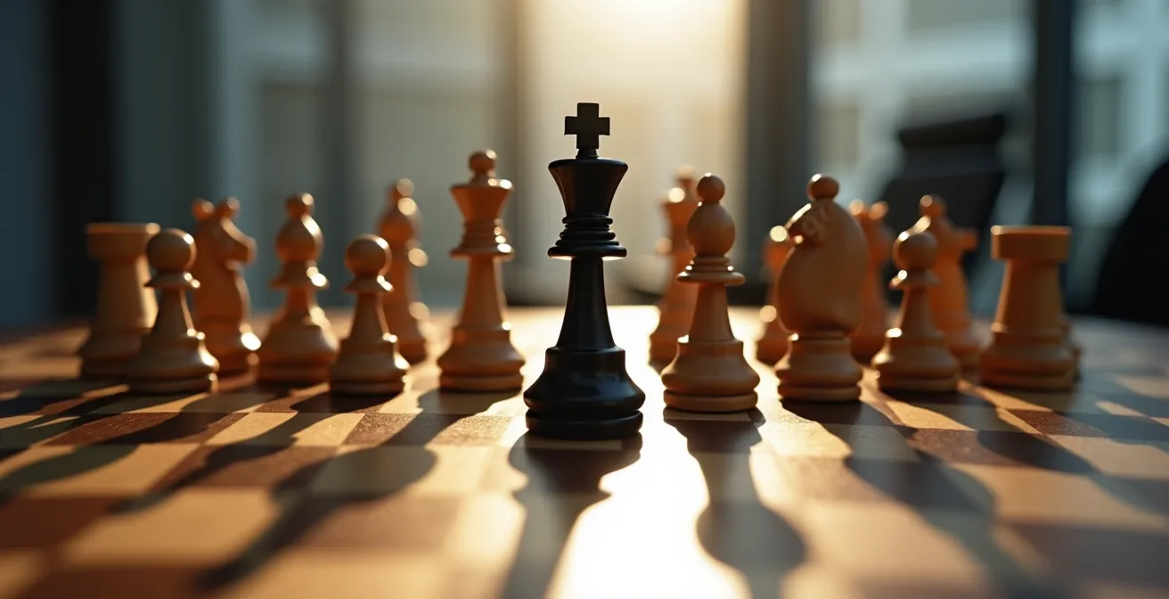 Visualisierung eines Risiko-Dashboards für den Verwaltungsrat, das technische Daten in verständliche Geschäftsrisiken übersetzt.