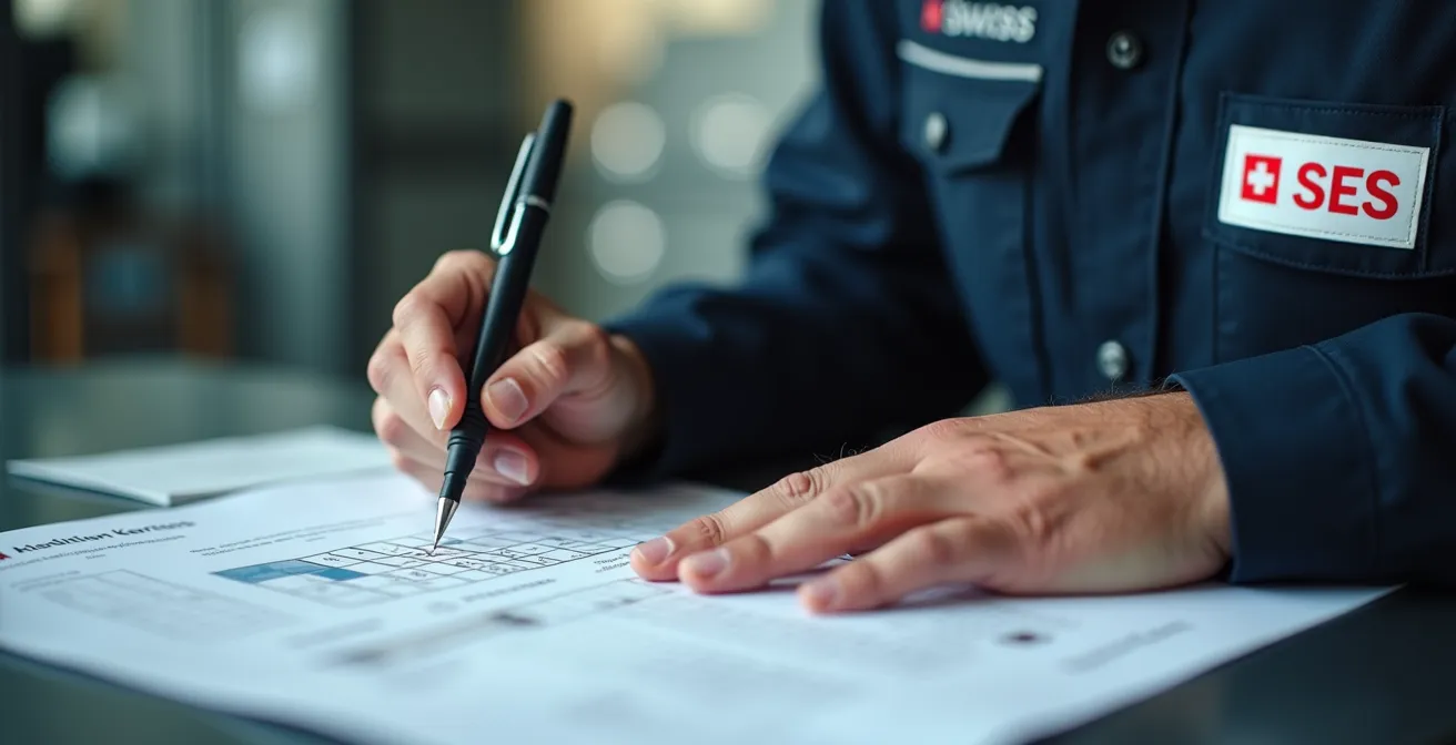 Schweizer Anlagenbuch mit Wartungsprotokoll für Einbruchmeldeanlage